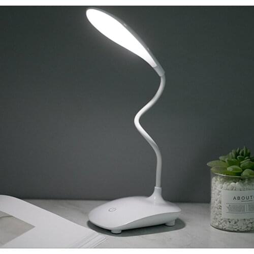 LED Desk Lamp Flexible Adjustable Brightness Touch Switch LED Table Desk Lamp Reading Night Light Lamp