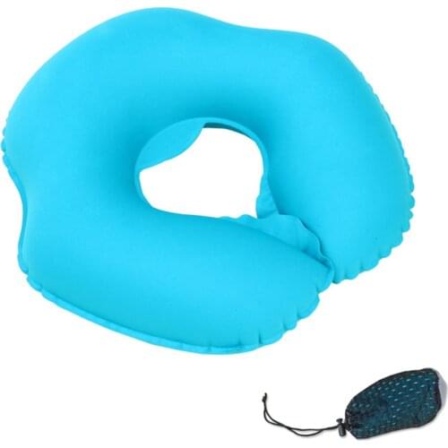 Zomake Ultralight TPU Inflatable Air Pillow with Sack Compact Outdoor Indoor Portable Pillows Neck Protection Air Pillows