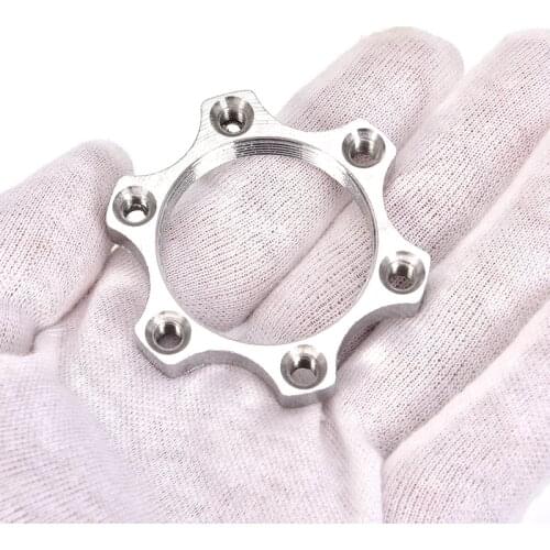 Bike Bicycle Freewheel Threaded Hubs Disk Disc Brake Rotor 6 Bolt Flange Adapter