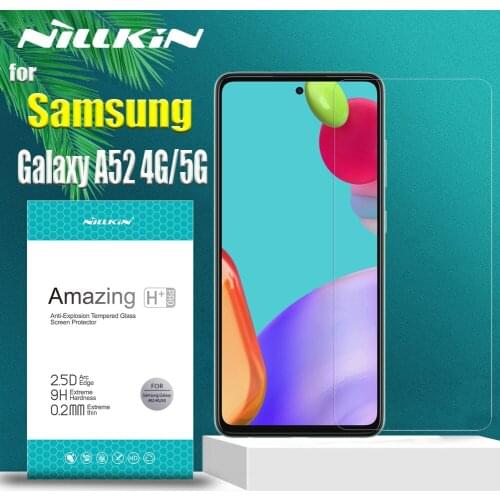 Nillkin Tempered Glass for Samsung A52 5G 9H Hard Clear Safety Protective Glass Screen Protector for Galaxy A52 4G