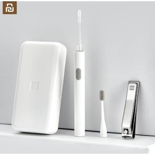 Youpin huohou Luminous portable ear shell set USB charging ear stick stainless steel nail scissors