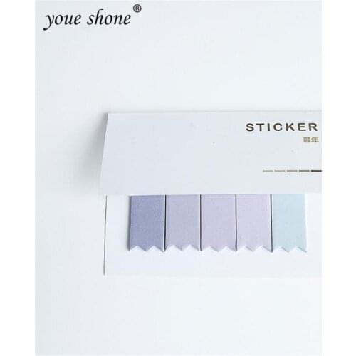 1PCS Gradient Color Message Notes N Times Stickers Notes Scratch Note Paper Student Memo Pad stationery School Office Supplies