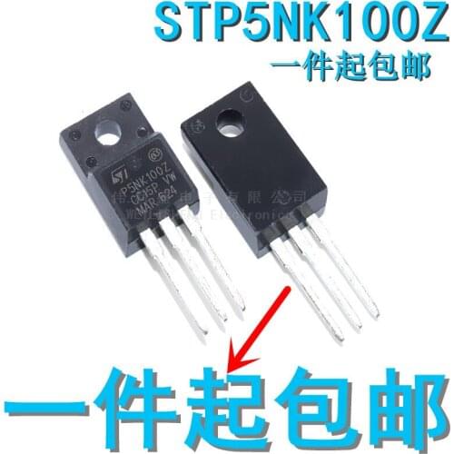 10PCS/LOT STP5NK100Z P5NK100Z 1000V 3.5A TO-220 off-the-Shelf