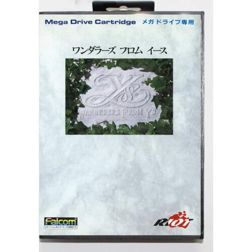 Wanderers From Ys 16 Bit MD Game Card with Retail Box for Sega MegaDrive & Genesis Video Game console system