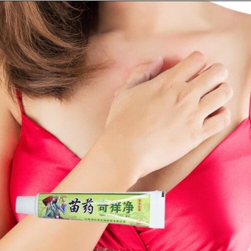 2020 Natural Chinese Medicine Herbal Anti Bacteria Cream Psoriasis Eczema Ointment High Quality Skin Treatment Herbal Cream 15g