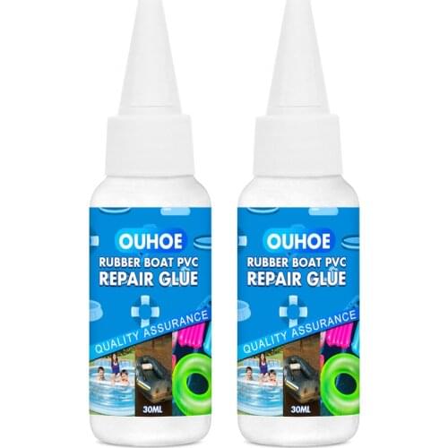 30ML PVC Adhesive Inflatable Boat Repair Glue Puncture Repair Patch Glue Repair Kit Kayak Patches Glue Swimming Pool Accessories