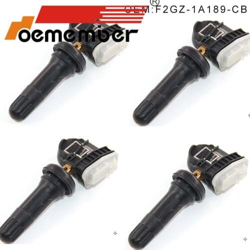 4PCS F2GZ-1A189-CB Car Tire Pressure Sensor TPMS System Sensor F2GZ-1A189-B For Ford Edge Escape Fiesta Mondeo 433MHZ