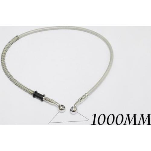 Brand new 100% 1000MM MOTORCYCLE MADE STAINLESS STEEL BRAKE LINES HOSES 10MM caliber Clutch modification Universal