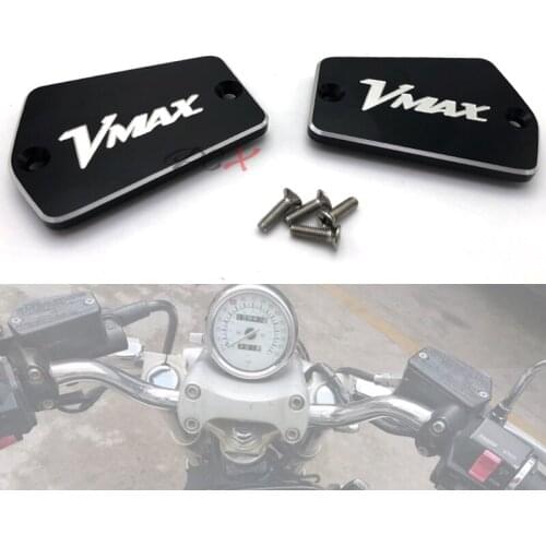 Motorcycle Accessories Front Brake Clutch Master Cylinder Fluid Reservoir Cover Cap For Yamaha V-MAX VMAX 1200 1985-2007