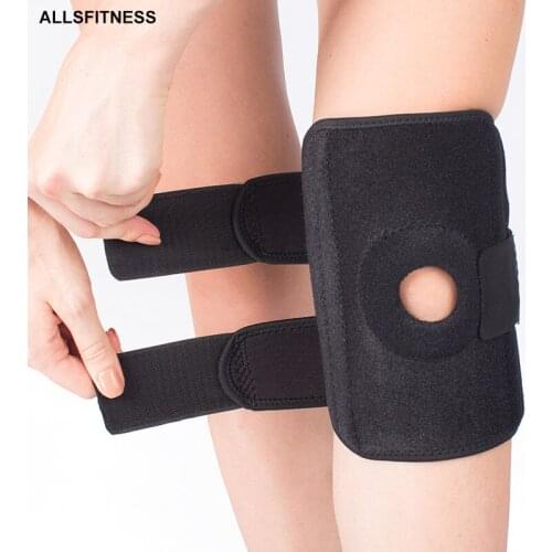 Knee Brace Support Sleeve Adjustable Open Patella Stabilizer Protector For Pain Relief Arthritis Meniscus Fitness Sports Kneepad