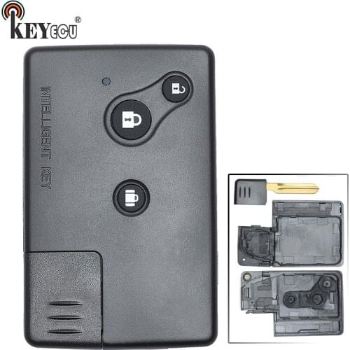 KEYECU for Nissan Teana (Old Model) Replacement 3 Button Smart Remote Car Key Shell Case Fob