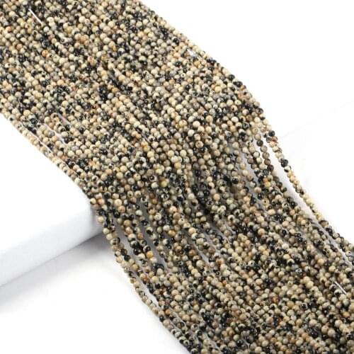 Natural Stone Beads Damation Jaspers Loose Spacer Beaded for Jewelry Making Beadwork DIY Necklace Bracelet accessories Wholesale