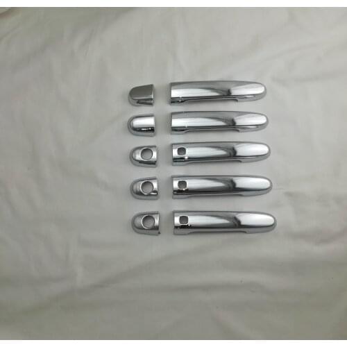 For Toyota Vanguard 4wd 2008 2009 2010 Chrome plated Handle Auto Door waist line Protective decoration Stickers Covers Trim