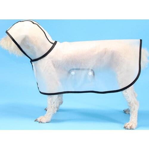 Pet Dog Rain Coat For Small Large Dogs French Bulldog Husky Transparent Cloak Coat Jacket For Rain 8 Sizes Raincoat Clothing #9"