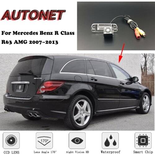 AUTONET Backup Rear View camera For Mercedes Benz R Class R63 AMG 2007 2008 2009 2010 2011 2012Night Vision license plate camera