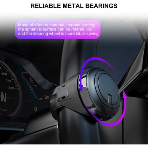 Mini High-quality Noiseless Steering Wheel Ball Assister Metal Bearings Steering Wheel Ball Labor-saving for Vehicles