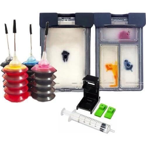 Vilaxh PG210 CL211 Refillable Ink Cartridge for Canon Pixma MP240 MP250 MP260 MP270 MP280 MP480 MP490 MP495 IP2700 IP2702