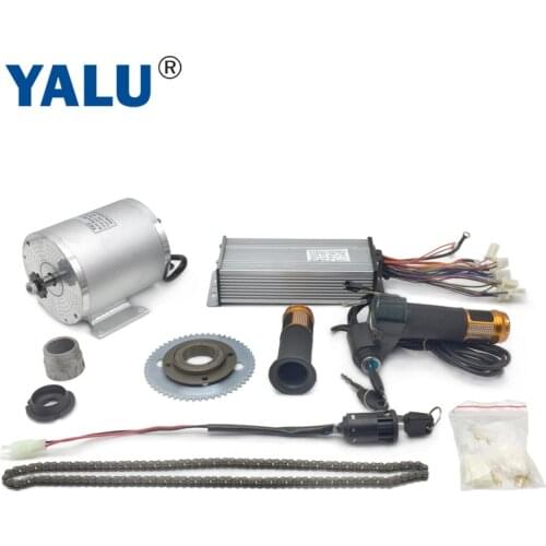 36V-60V 1000W-2000W Electric Brushless High Speed BLDC Motor kit with Digital twist Throttle for Scooter Go Kart Bicycle EBike