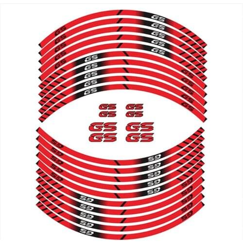 Motorcycle Tire LOGO Sticker Wheel Rim Reflective Waterproof Sticker For BMW GS F750 F850 F650 F700 F800GS G310 R1200 R1250GS