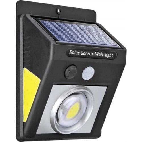 COB 10W Solar Wall Light Focos Solares Exterior Outdoor Camping Garden Decoration Luz Luces Natal Navidad Motion Sensor PIR