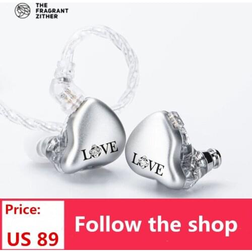 TFZ MY LOVE 4 In-Ear Headphones Dynamic Drive Music Earphone Earbud Silver-Plated Fever Upgrade Line 0.78 3.5mm Detachable Cable