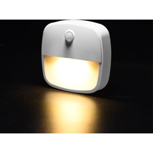 Night Light Under Cabinet Light PIR Motion Sensor Wardrobe Light Auto ON/OFF Rechargeable Night Lamp for Cupboard Closet Kitchen