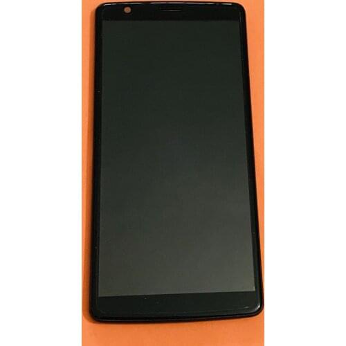 Used Original LCD Display +Digitizer Touch Screen+ Frame for BLACKVIEW A20 MTK6580M Quad-Core free shipping