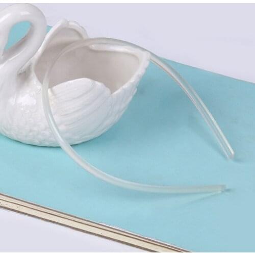 Transparent Plastic Headband Hair Accessories Girls Solid Women Hair Hoop Headband 10pcs Makeup,10Yc18527