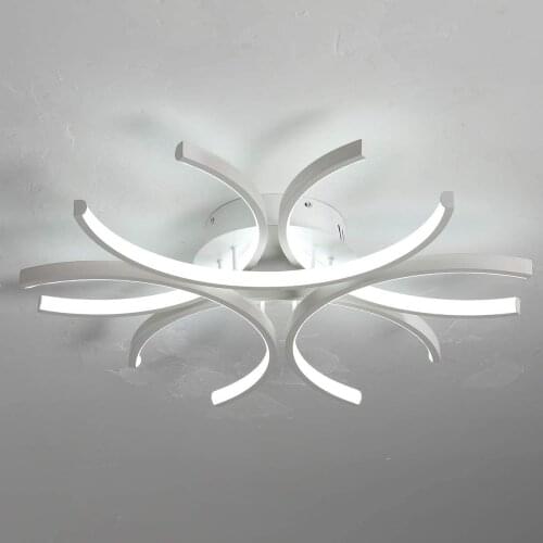 Ganeed Modern LED Ceiling Light Remote Control Dimmable Creative LED Bar Lamp for Office Bedroom Dining Living Room Home Kitchen