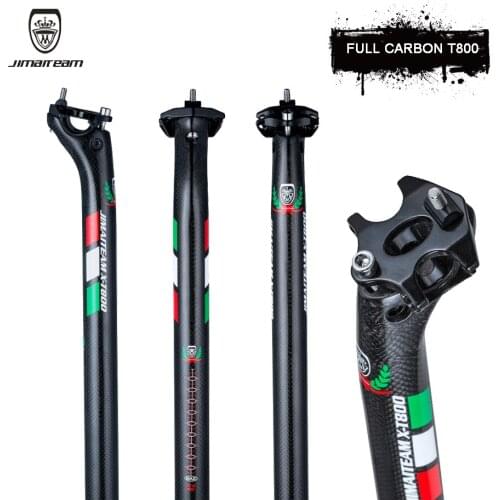 JIMAITEAM Bicycle Seatpost Mountain Bike Seatpost Road Bike Seatpost Carbon Fiber Seatpost Bicycle Accessories