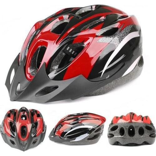 Safety MTB Bike Helmet PVC+EPS Universal Type Crash Helmet for Adult Shock Absorption Protection Bicycle Helmet