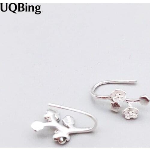 2019 New Design 925 Sterling Silver Flower Earrings For Women Free Shipping Brincos