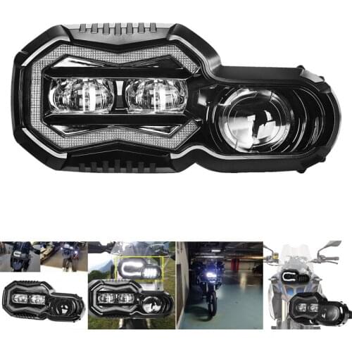 1set Motorcycle Lights Headlight For BMW F800GS F800R F700GS F650GS Adventure Motorcycles LED Projector Headlight Assembly