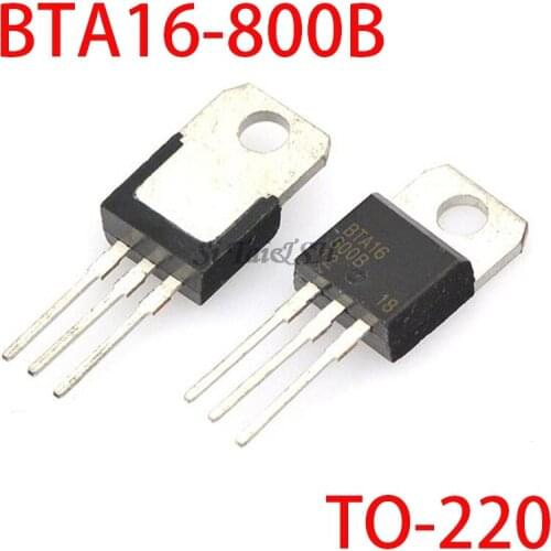 10pcs BTA16-800B TO-220 BTA16-800 TO220 BTA16 800V 16A 16-800B new and original