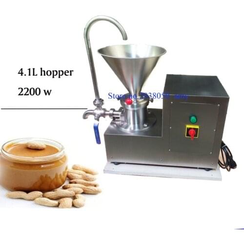 4.1LPeanut Butter Machine Multifunctional Colloid Mill Tahini Soybean Chili Sauce Making Machine Food Processor