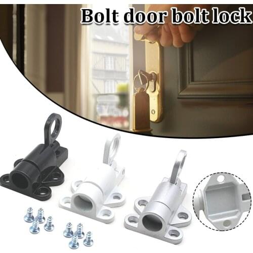 Aluminum Alloy Latch Automatic Mounting Bolt Pull Ring Spring Bounce Latch For Home Window UD88