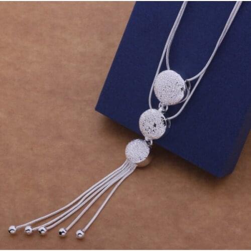 AN499 Trendy wholesale Necklace, fashion jewelry Three wafer necklace /btyaklfa gruapjba