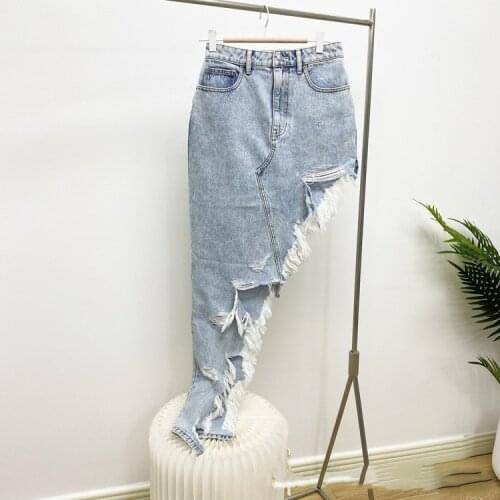 Женские юбки джинсовые AYUALIN China At AliExpress