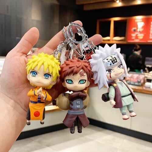 6 Styles Anime BORUTO Keychain Kakashi Minato Hinata Sakura Gaar Pain Hidan Konan Deidara Jiraiya Key Ring Pendant Key Holder