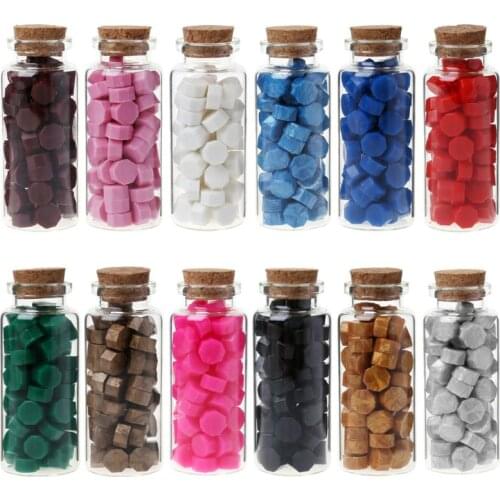 65pcs Sealing Wax Octagon Beads For Retro Seal Stamp Multicolor Wedding Envelope Invitation Card DIY Decor