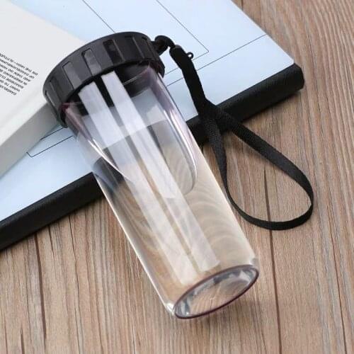 Water Bottles Creative Decorative Glass Portable Glass Water Cup Reusable Good Heat Resistance Cups Cute Water Bottle drinkware