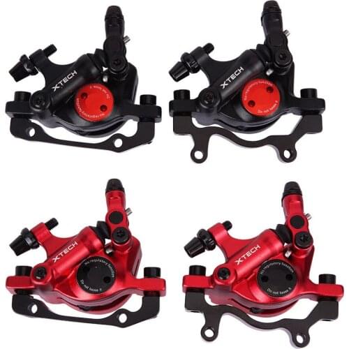 Mtb Disc Caliper Line Pulling Hydraulic Disc Brake Clamp For 160mm Rotor Integrated Cylinder Block Built-in Brake Oil