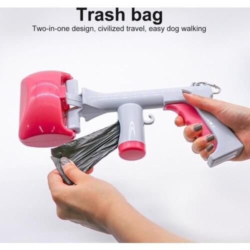 Pet Litter Shovel 2 in 1 Design Dung Cleaning Portable Handle Jaw Pooper Scooper Outdoor Dogs Cats Waste Picker Shovel mascotas