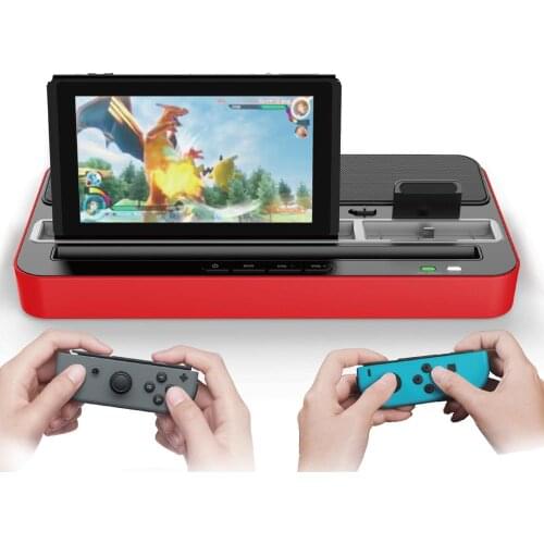 IPega PG-9119 Multi-function Charging Dock For Nintendo Switch Audio Speaker Charging Stand For Smartphone