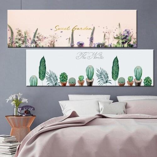 Nordic Brief Decorative Canvas Posters Paintings Of Pink Girl Heart Secret Garden Beautiful Flowers And Plants For Room Decor