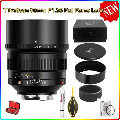 TTArtisan 90mm F1.25 Full Fame Lens Micro-single Manual Focus For Leica M-Mount Cameras Leica M-M M240 M3 M6 M7 M8 M9 M9p M10