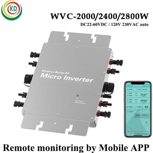 Kaideng Source manufacturers supply 300W to 2800W solar on grid-connected micro inverters with Intelligent Internet of Things