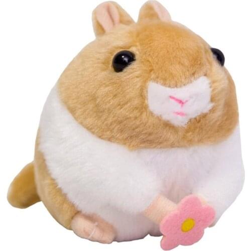 Shake Tail Hamster Plush Toys Pull Cord Turn Tail Hamster Doll Plush Christmas Birthday Gift For Girls