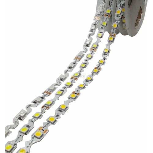 S Shape 5050 SMD LED strip 60Led/m,Free Bending LED tape, white/warm white/RGB, DC12V Non-waterproof 5m/lot for Channel Letter