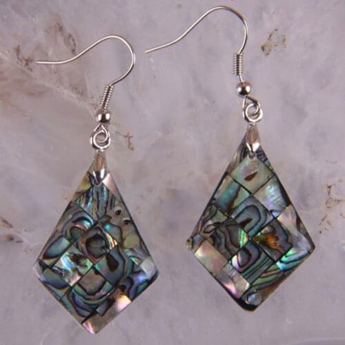New Zealand Abalone Shell Earrings Fashion Jewelry T012